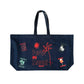 Oversize Tote Bag Forte dei Marmi - Blue Navy