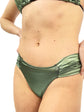 Monokini Fascia - Lurex verde